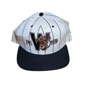 VTG Wisconsin Timber Rattlers Striped Minor League Baseball Snapback 1995 NWT